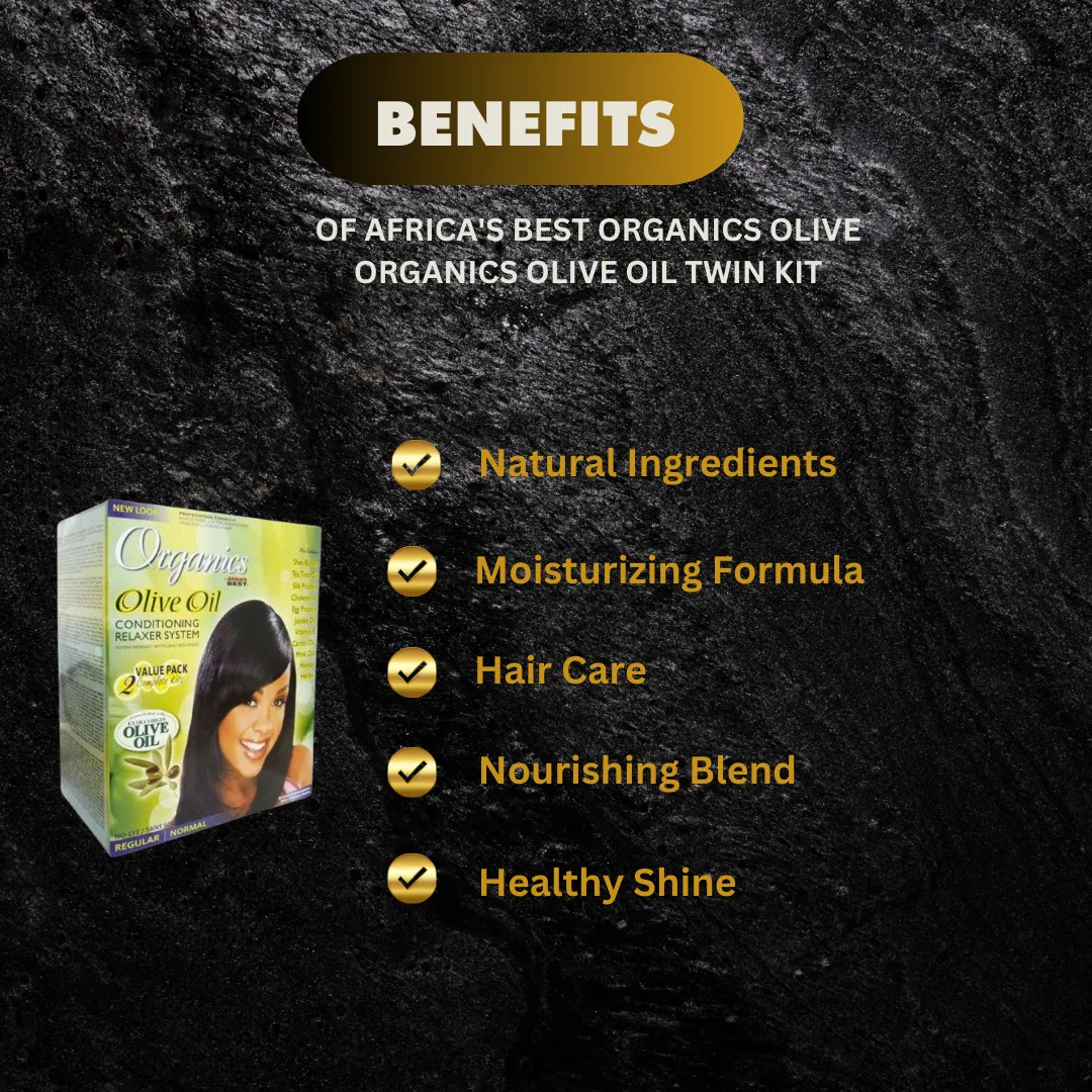 Africa's Best Organics Olive Organics Olive Oil Twin Kit