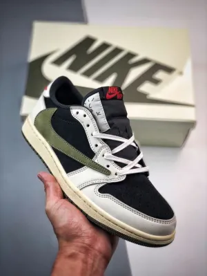 Air Jordan 1 Retro Low OG x Travis Scott Wmns 'Olive'