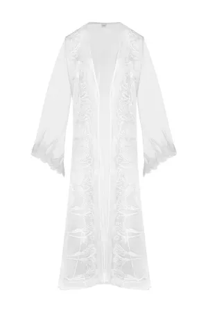 ALICE ROBE IN WHITE