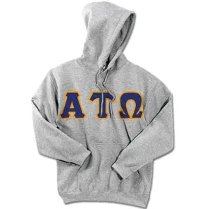 Alpha Tau Omega Standards Hooded Sweatshirt - G185 - TWILL