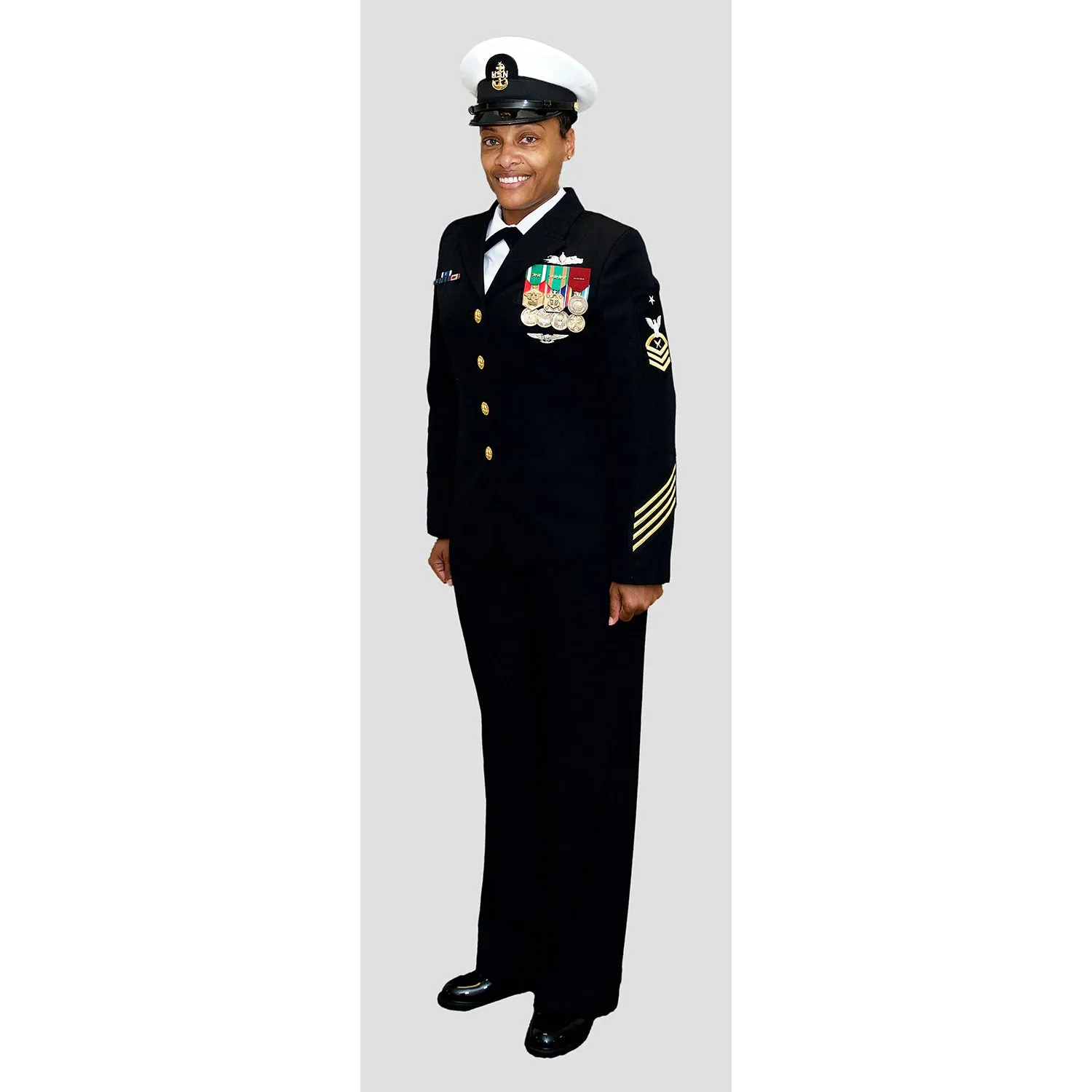 AS-IS NAVY Women Officer/CPO Dress Blue Trousers