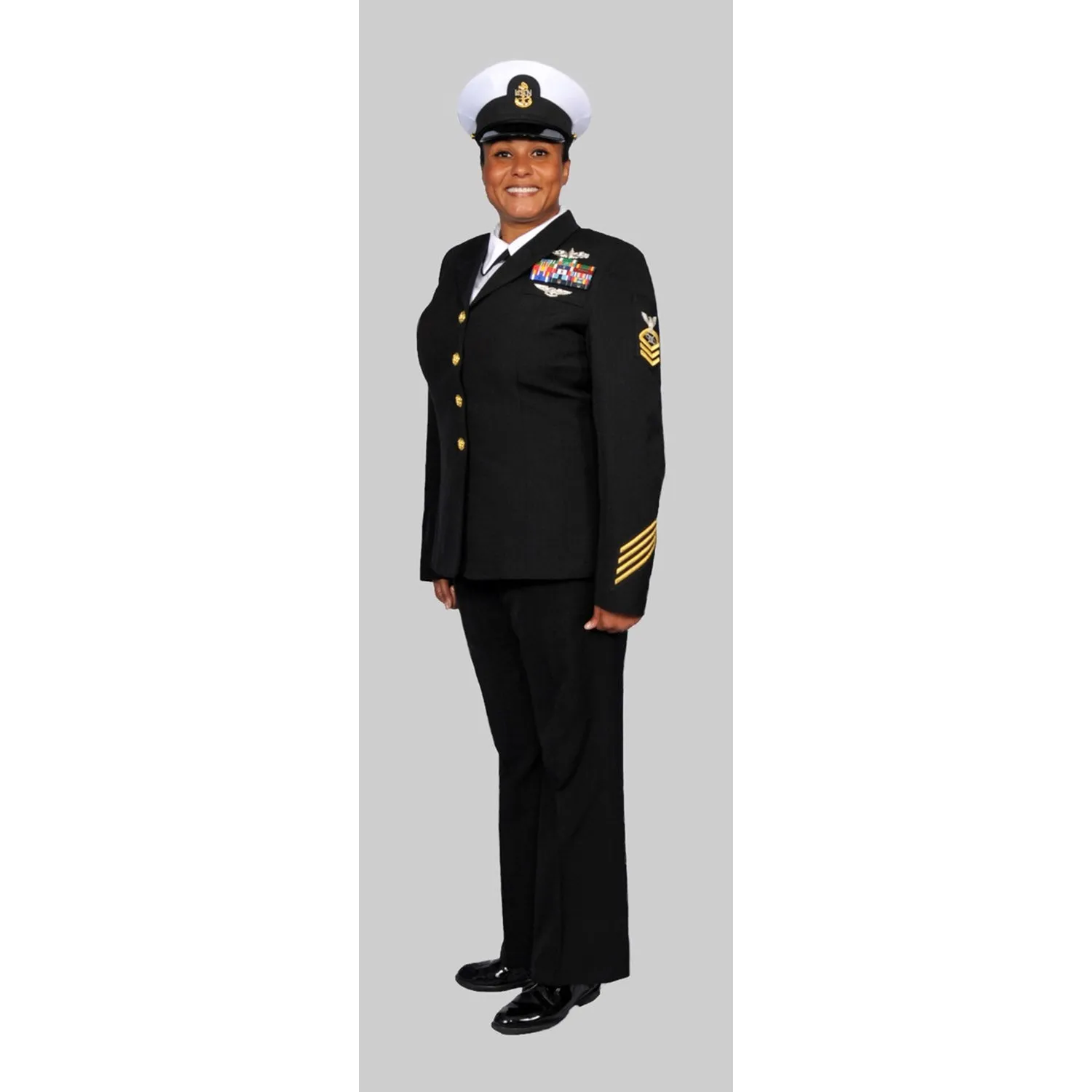 AS-IS NAVY Women Officer/CPO Dress Blue Trousers