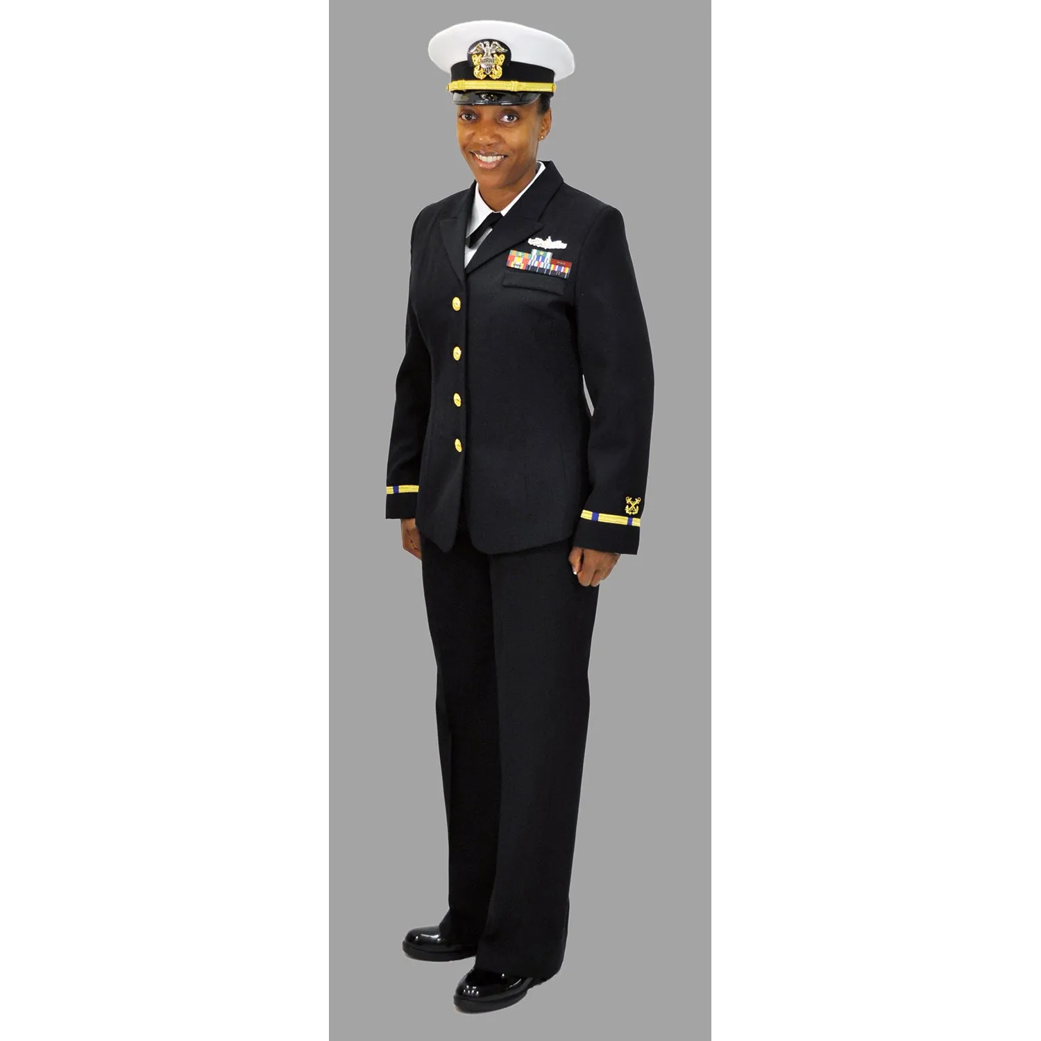AS-IS NAVY Women Officer/CPO Dress Blue Trousers