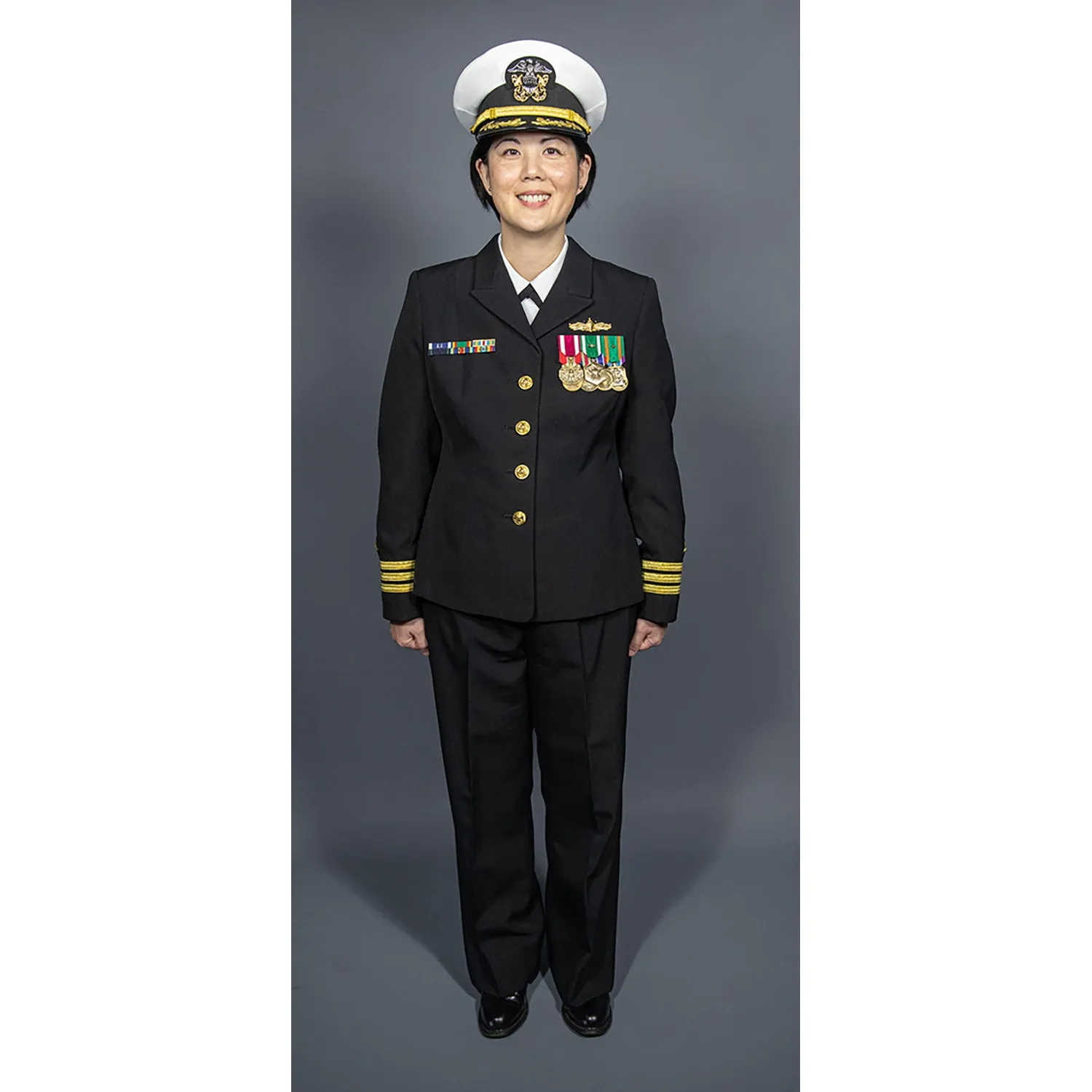 AS-IS NAVY Women Officer/CPO Dress Blue Trousers