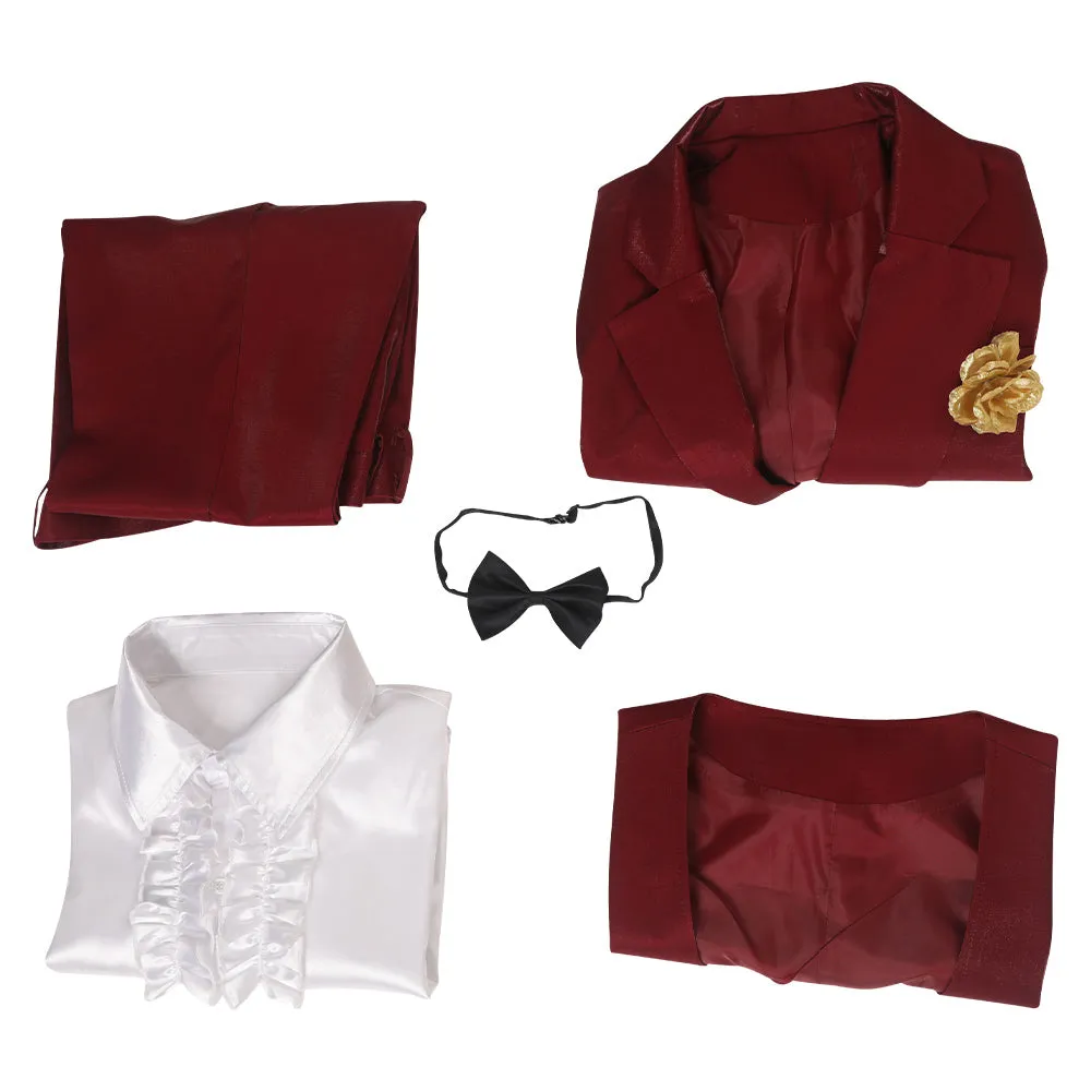 Beetlejuice 2024 Lydia Deetz / Beetlejuice Cosplay Costume Red Wedding Outfits Halloween Carnival Suit