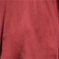 Bell Sleeve Ruffle Satin Dress - Wine