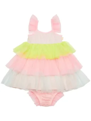 Billieblush   Color block tech dress &amp; diaper cover 