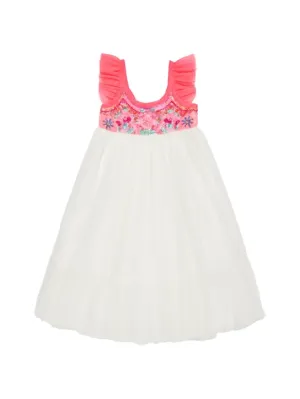 Billieblush   Sequined tulle dress 