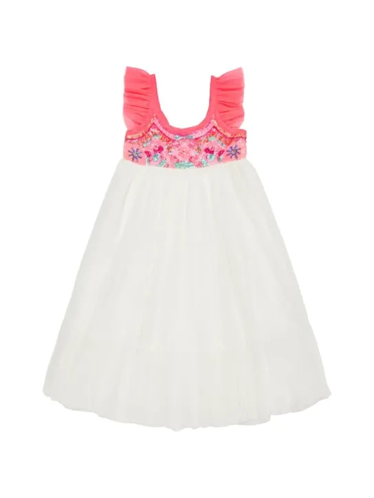 Billieblush   Sequined tulle dress 