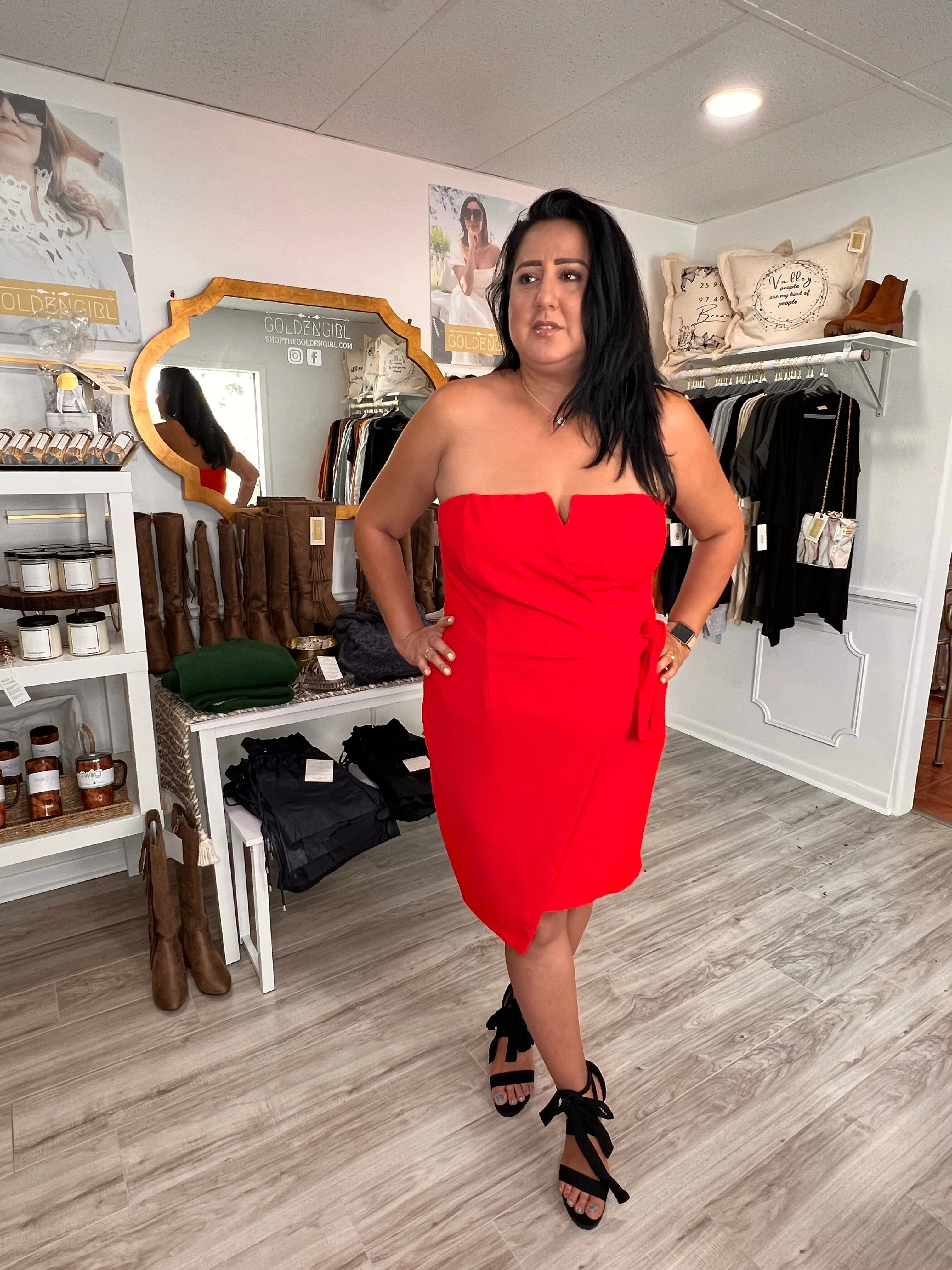 Blair Mock Wrap Dress