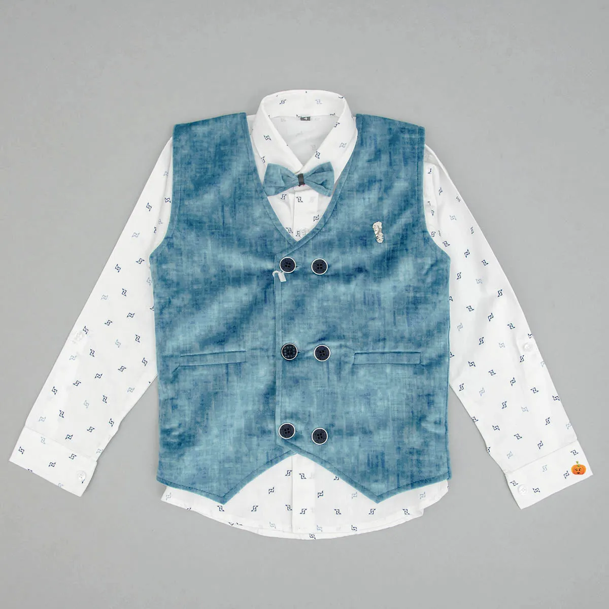 Blue Boys Party Wear Dress