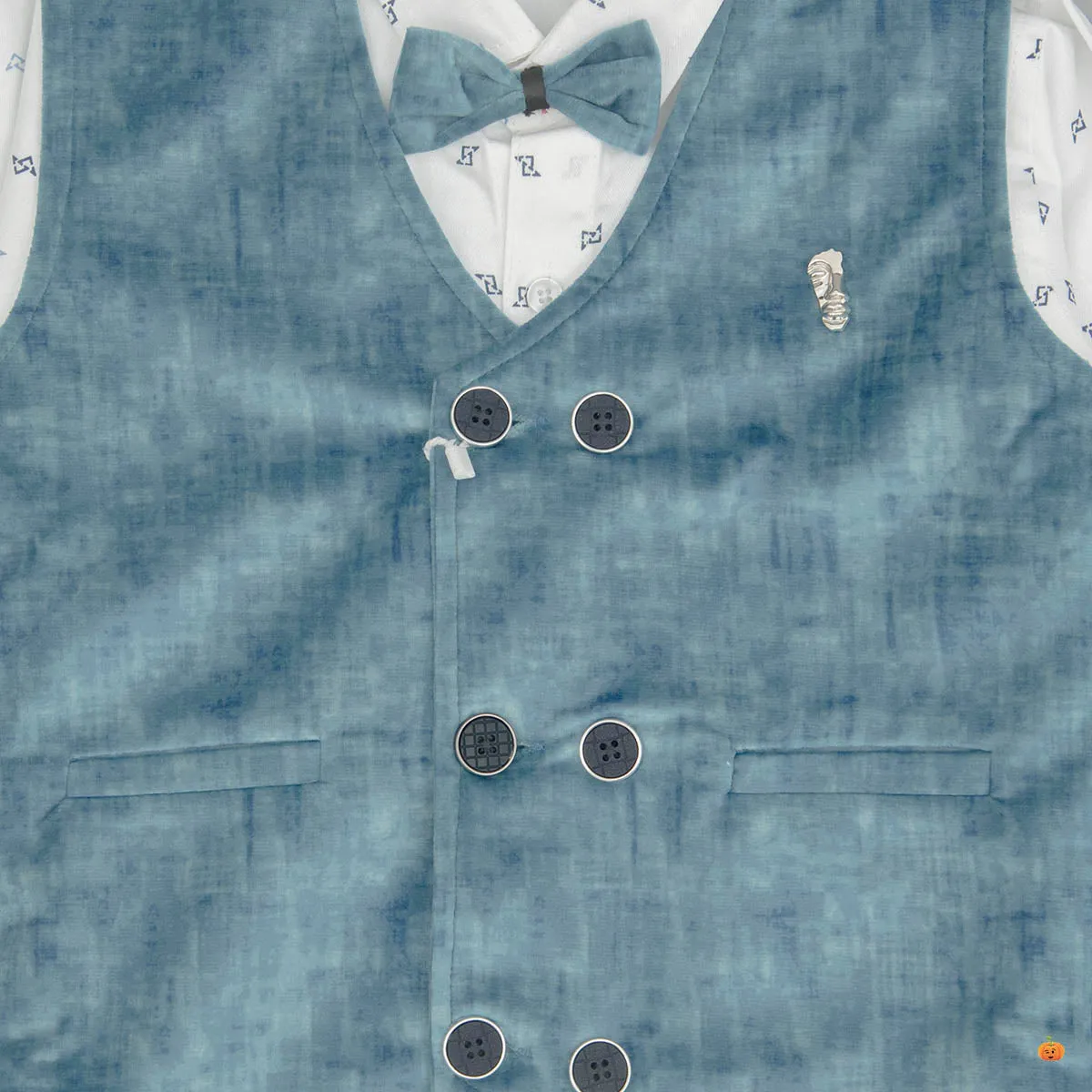 Blue Boys Party Wear Dress