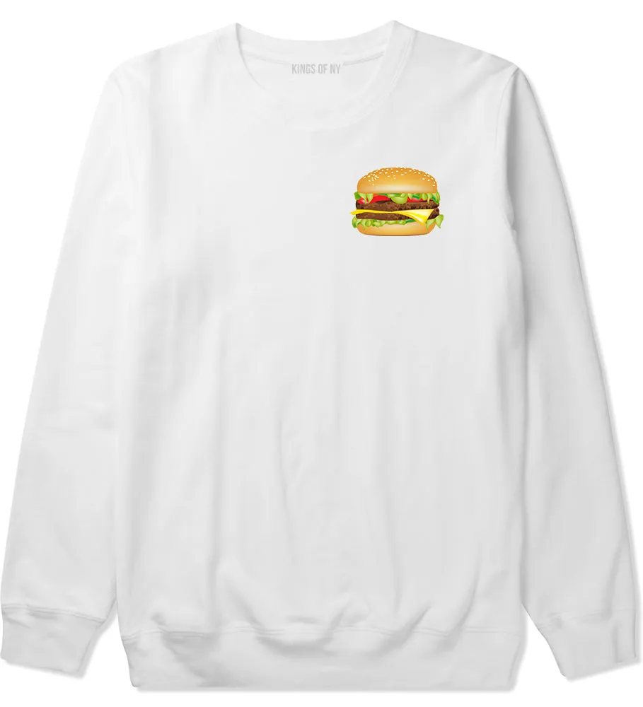 Burger Chest Mens Crewneck Sweatshirt