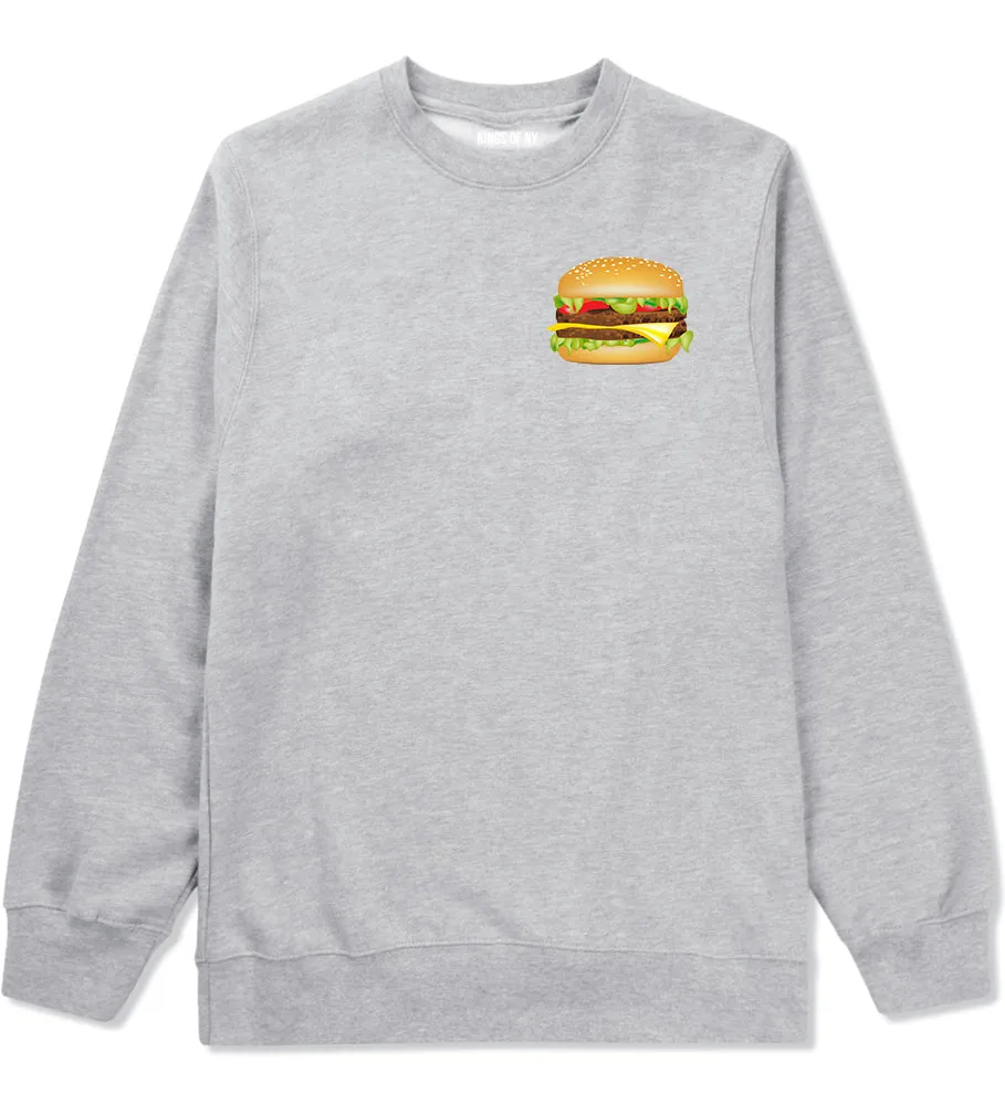 Burger Chest Mens Crewneck Sweatshirt