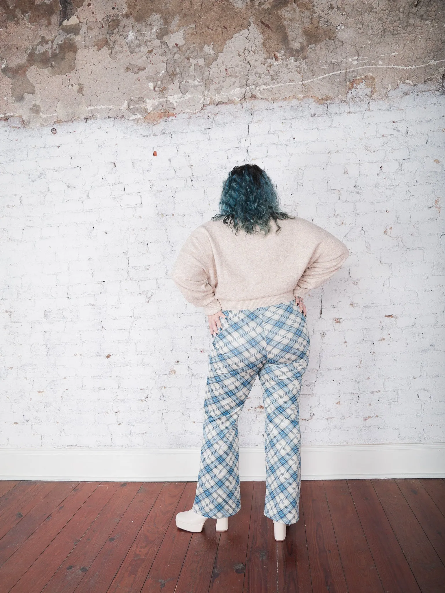 Caledonia Plaid Flare Pants