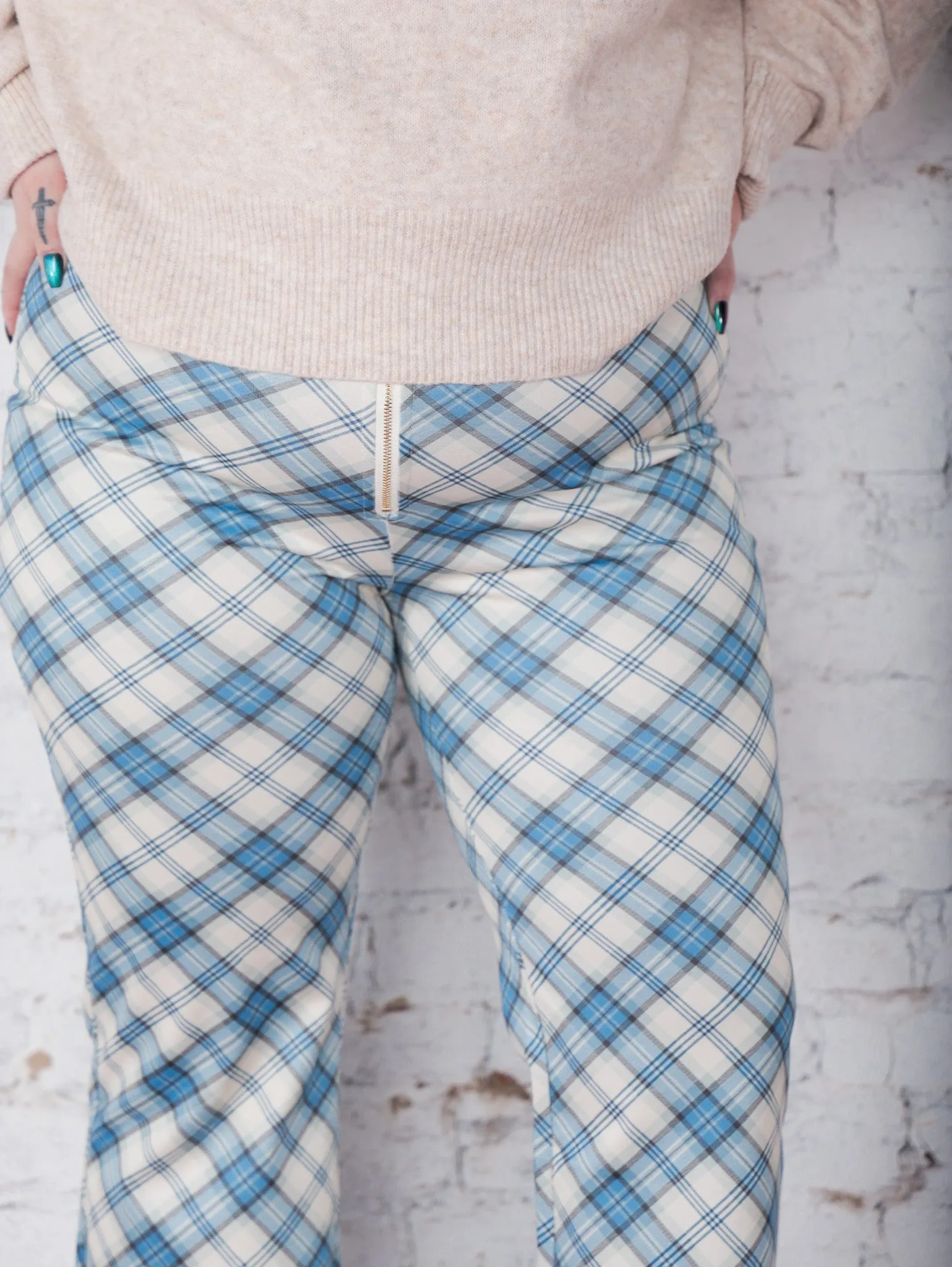 Caledonia Plaid Flare Pants
