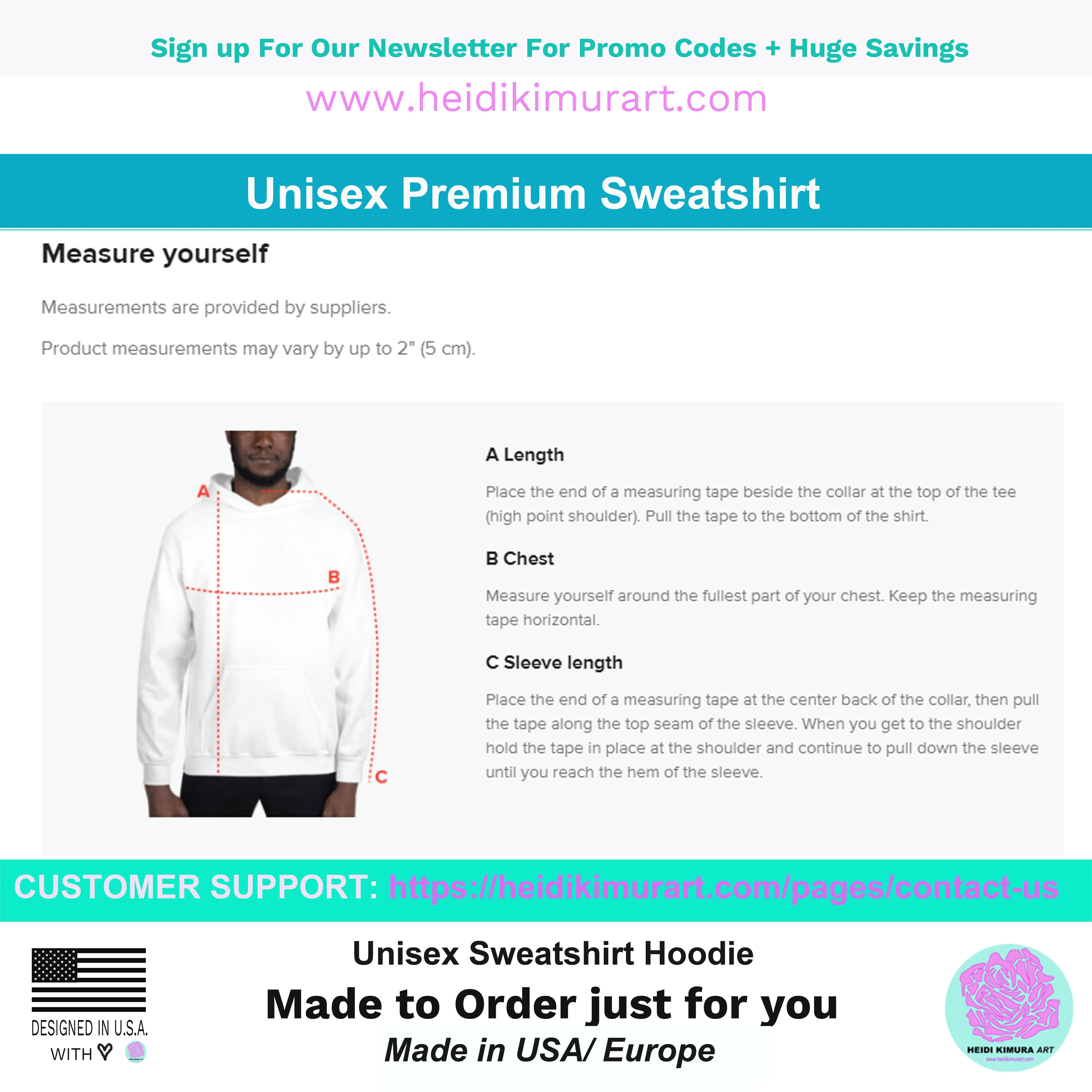 Cat Print Unisex Hoodie, Cute Cat Lover's Cotton Sweatshirt-Printed in USA/EU(US Size: S-3XL)