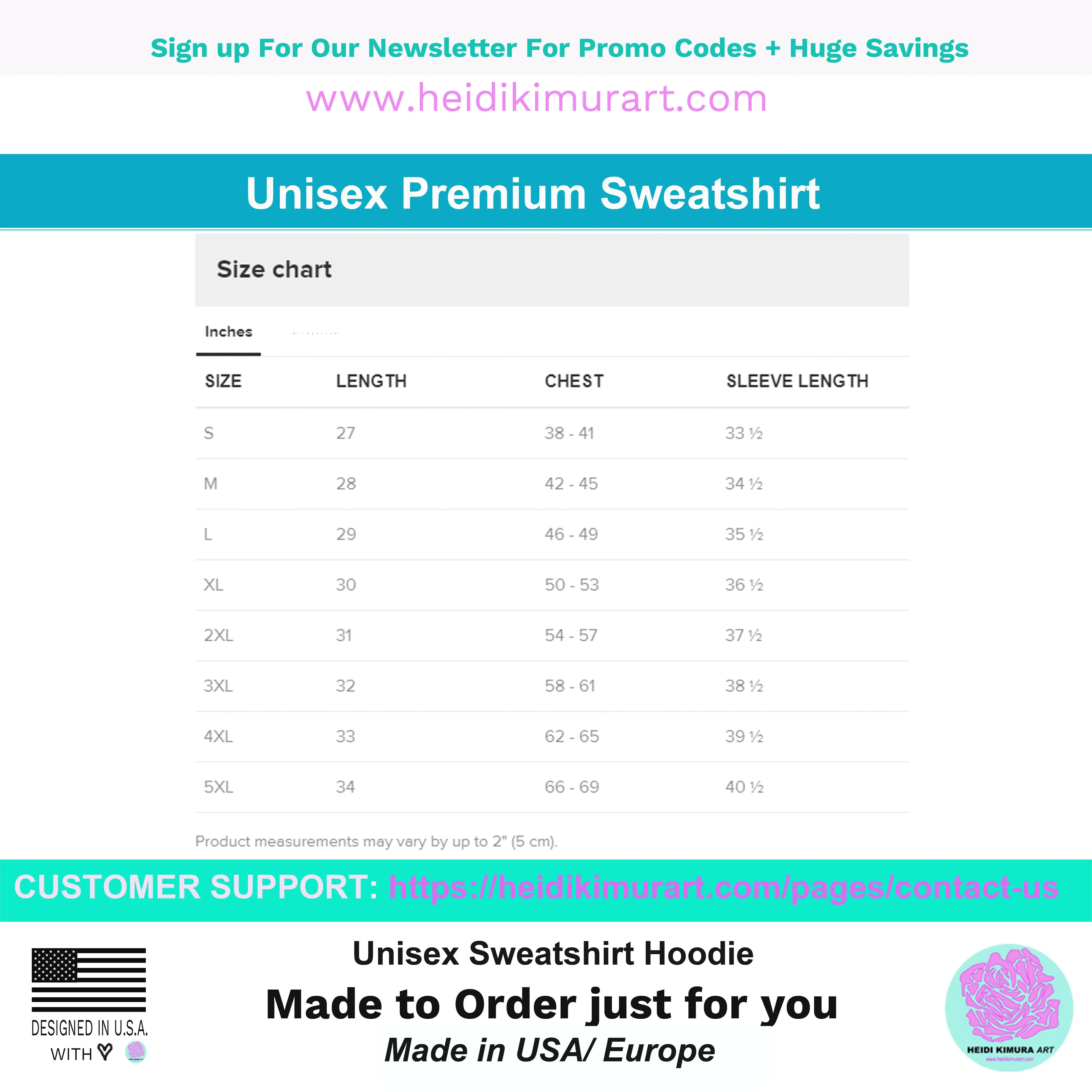 Cat Print Unisex Hoodie, Cute Cat Lover's Cotton Sweatshirt-Printed in USA/EU(US Size: S-3XL)