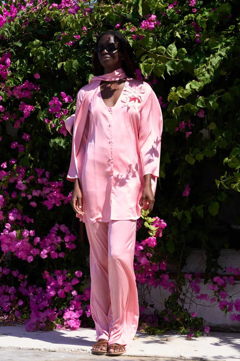 CECILY PINK SHIRT DRESS