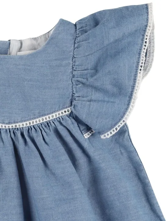 Chloé   Cotton chambray dress &amp; hat 