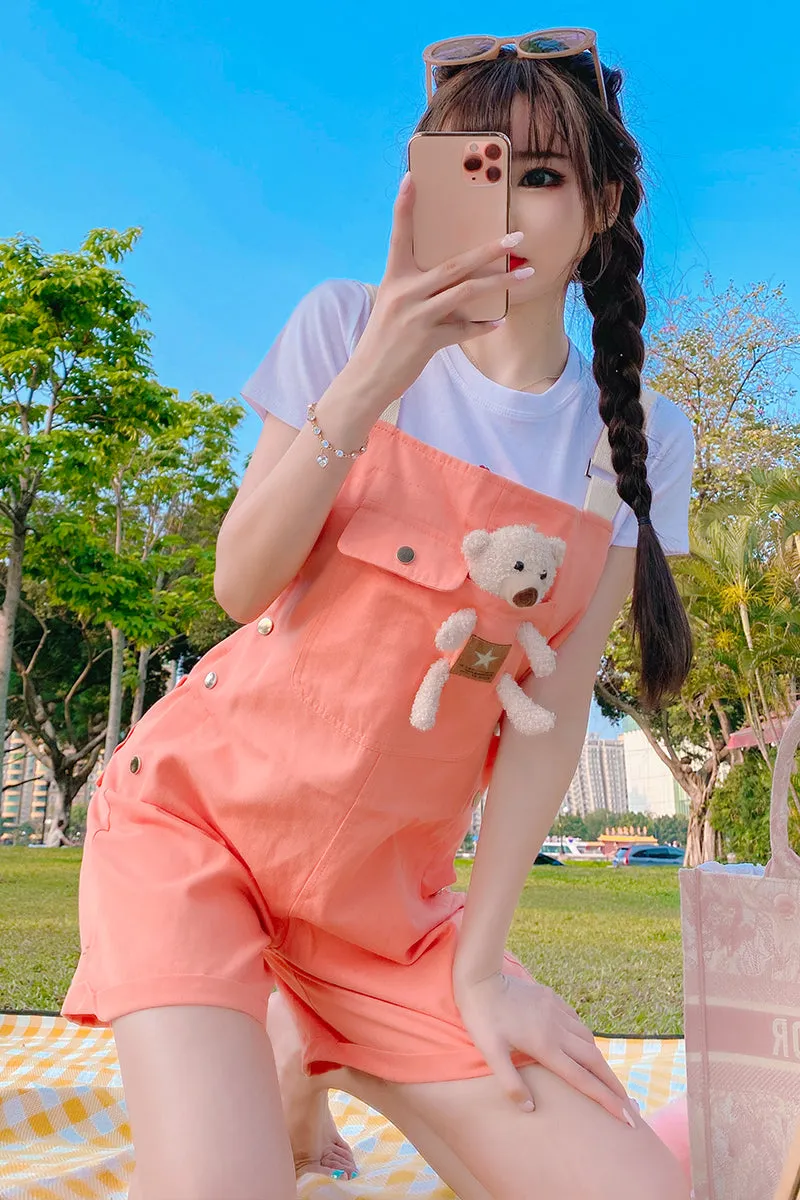 Cute bear shorts   T-shirt 2-piece set  PL52281
