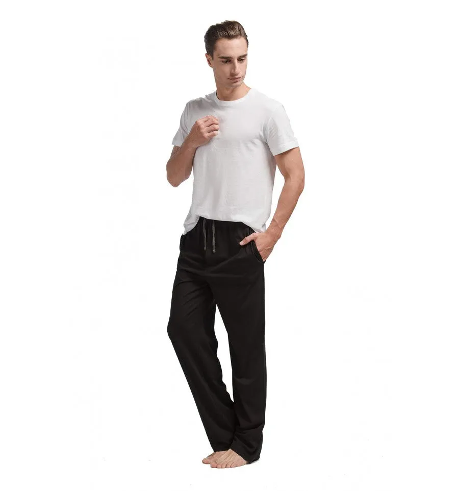 CYZ Men's 100% Cotton Jersey Knit Pajama Pants – For Sleeping and Lounge Wear