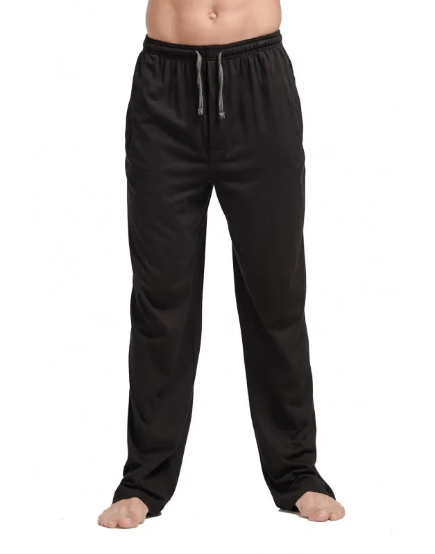 CYZ Men's 100% Cotton Jersey Knit Pajama Pants – For Sleeping and Lounge Wear