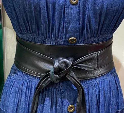D.E.C.K By Decollage Leather Obi Belt (4 Colours)