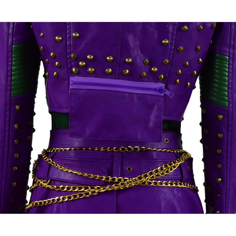 Descendants Costumes Mal Dress Outfit Kids Adults Halloween Party Cosplay Costume