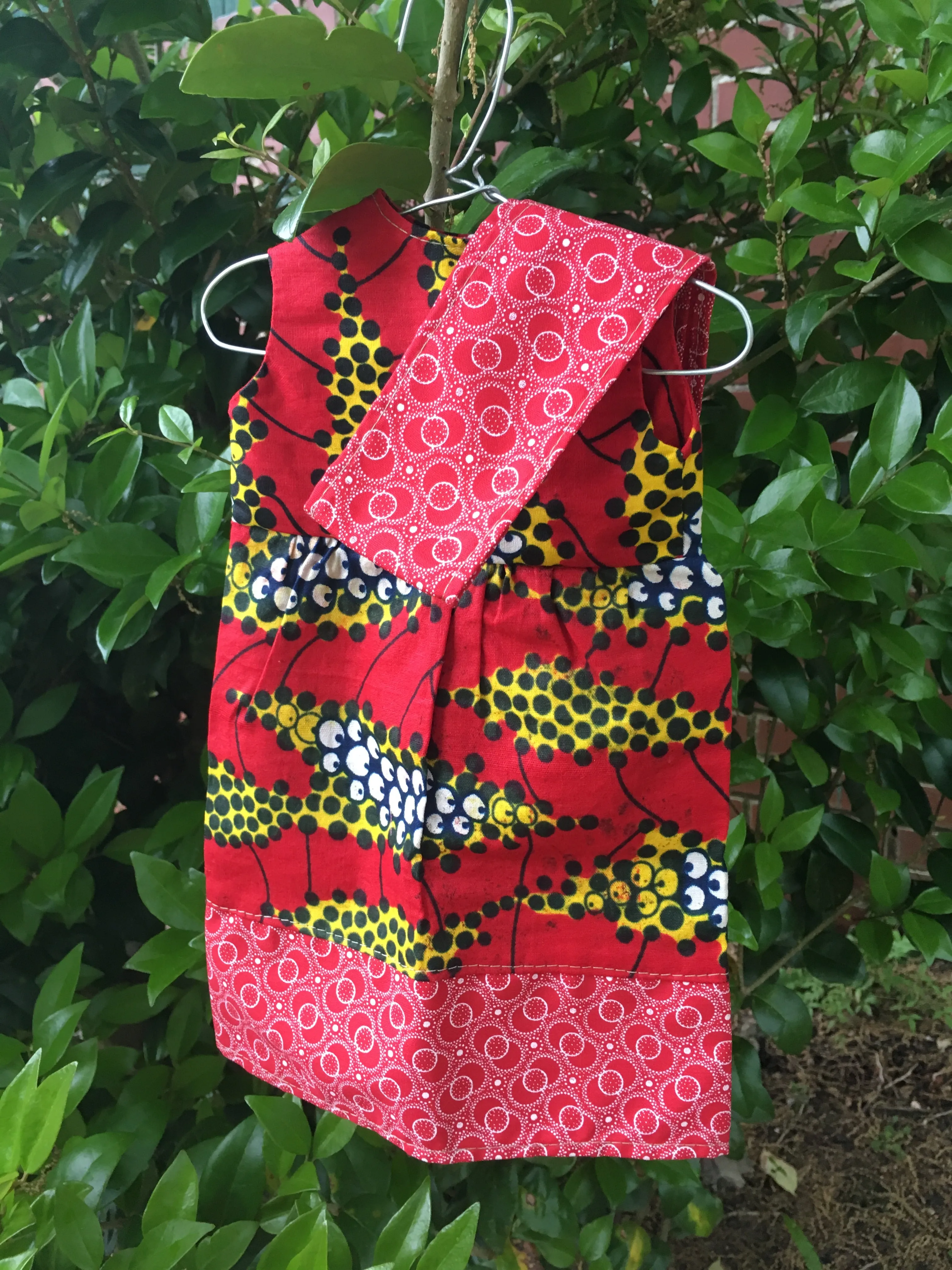 Doll Dress & Head Wrap Set