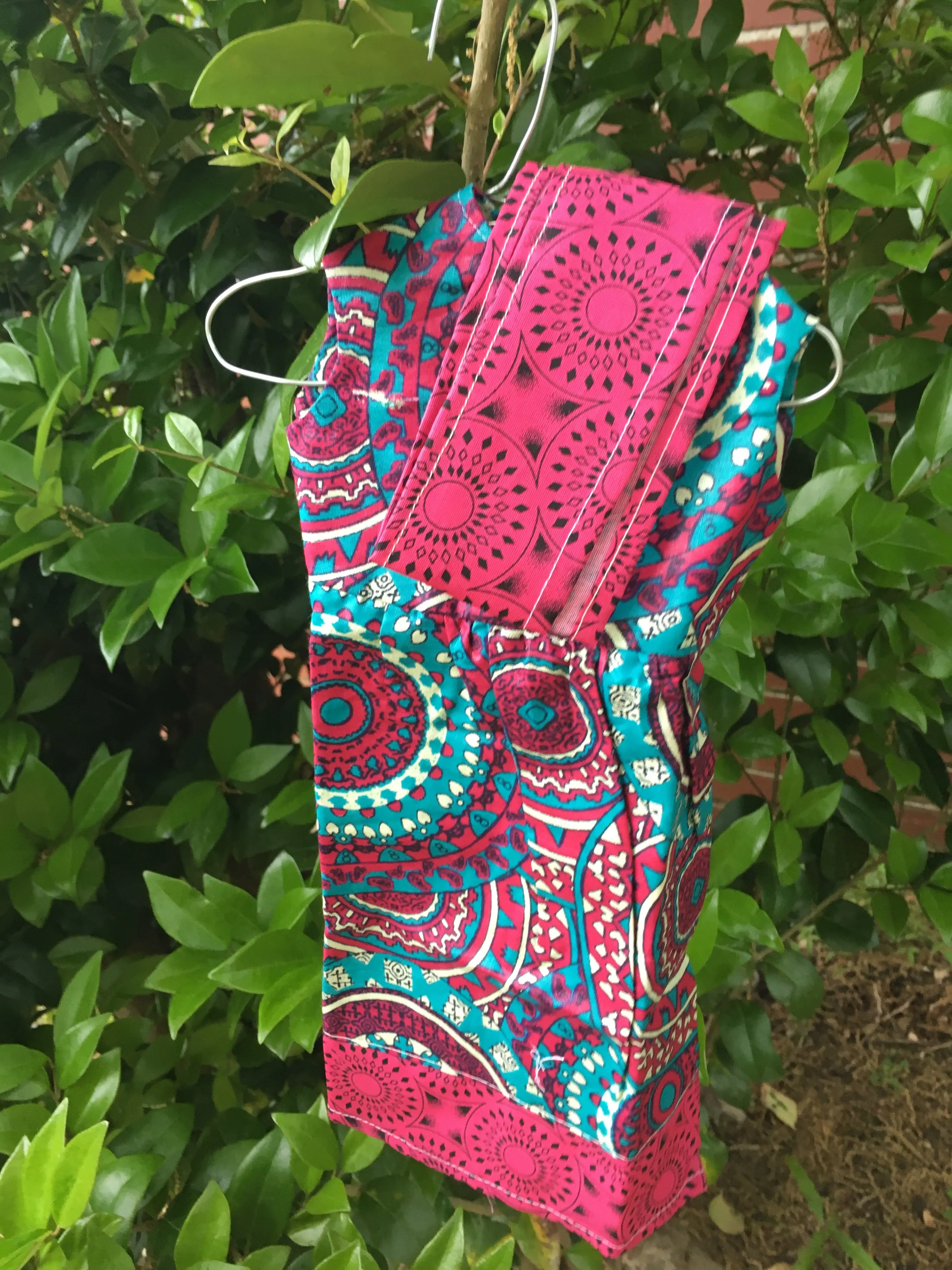 Doll Dress & Head Wrap Set