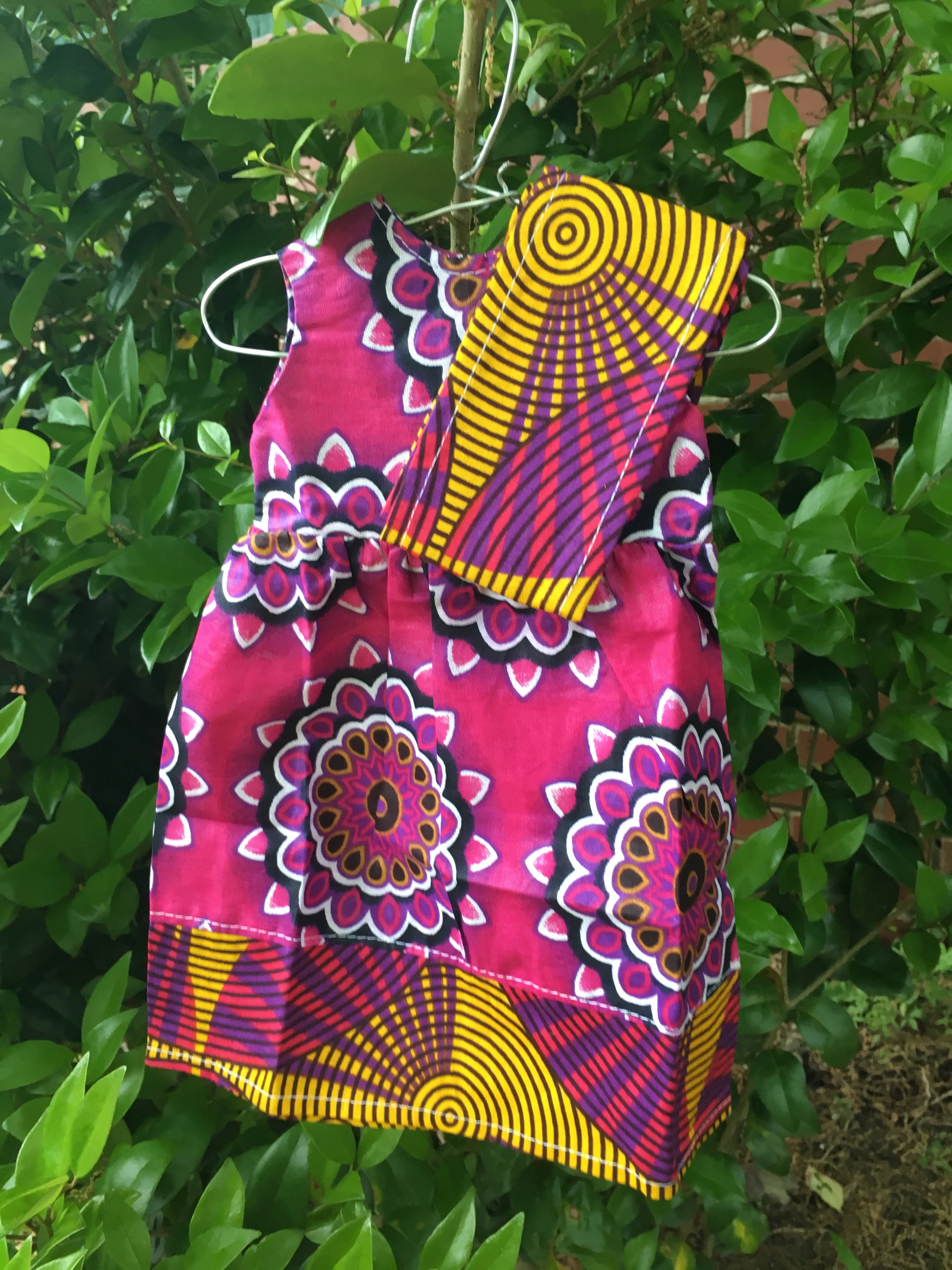 Doll Dress & Head Wrap Set