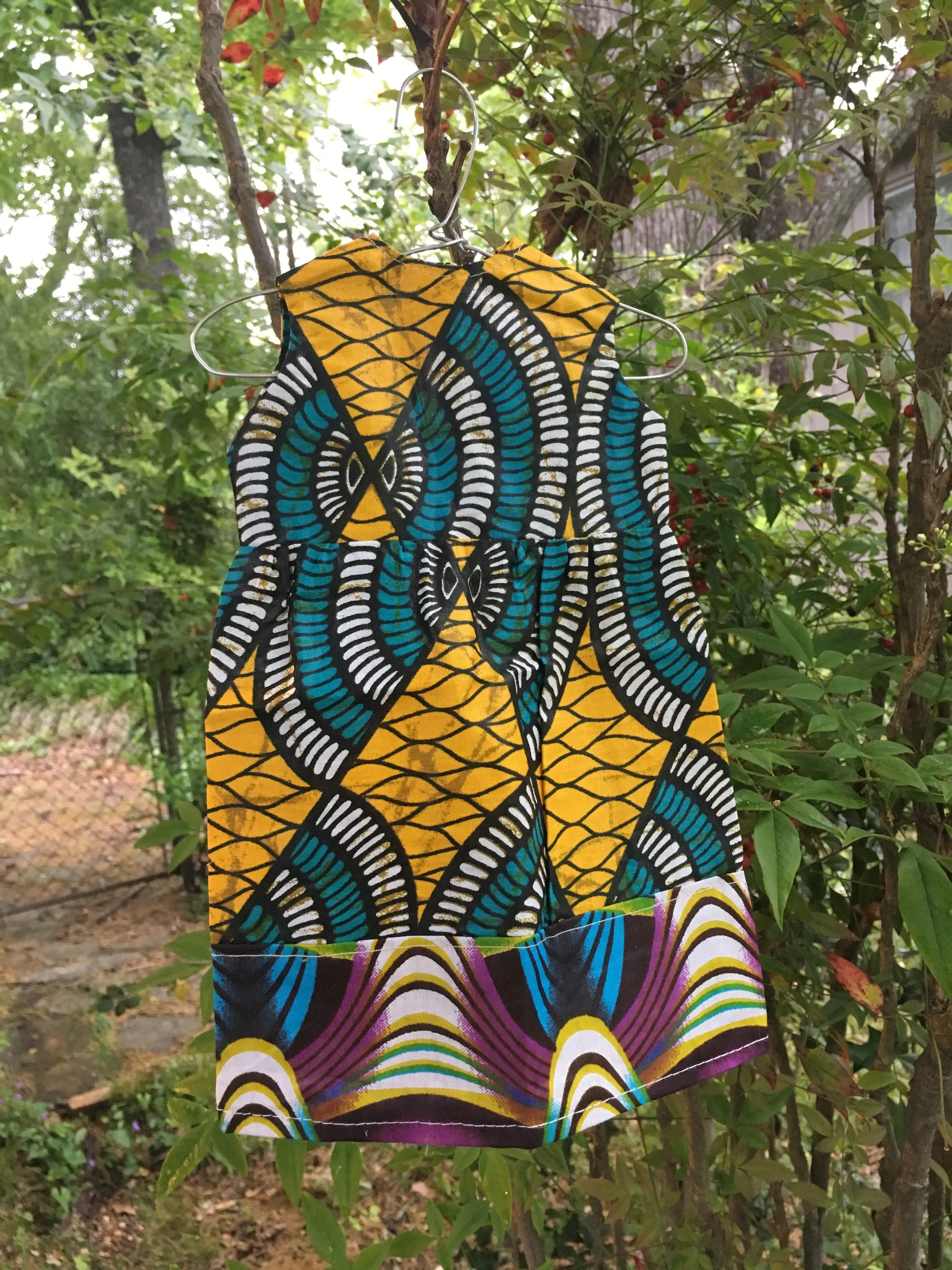 Doll Dress & Head Wrap Set