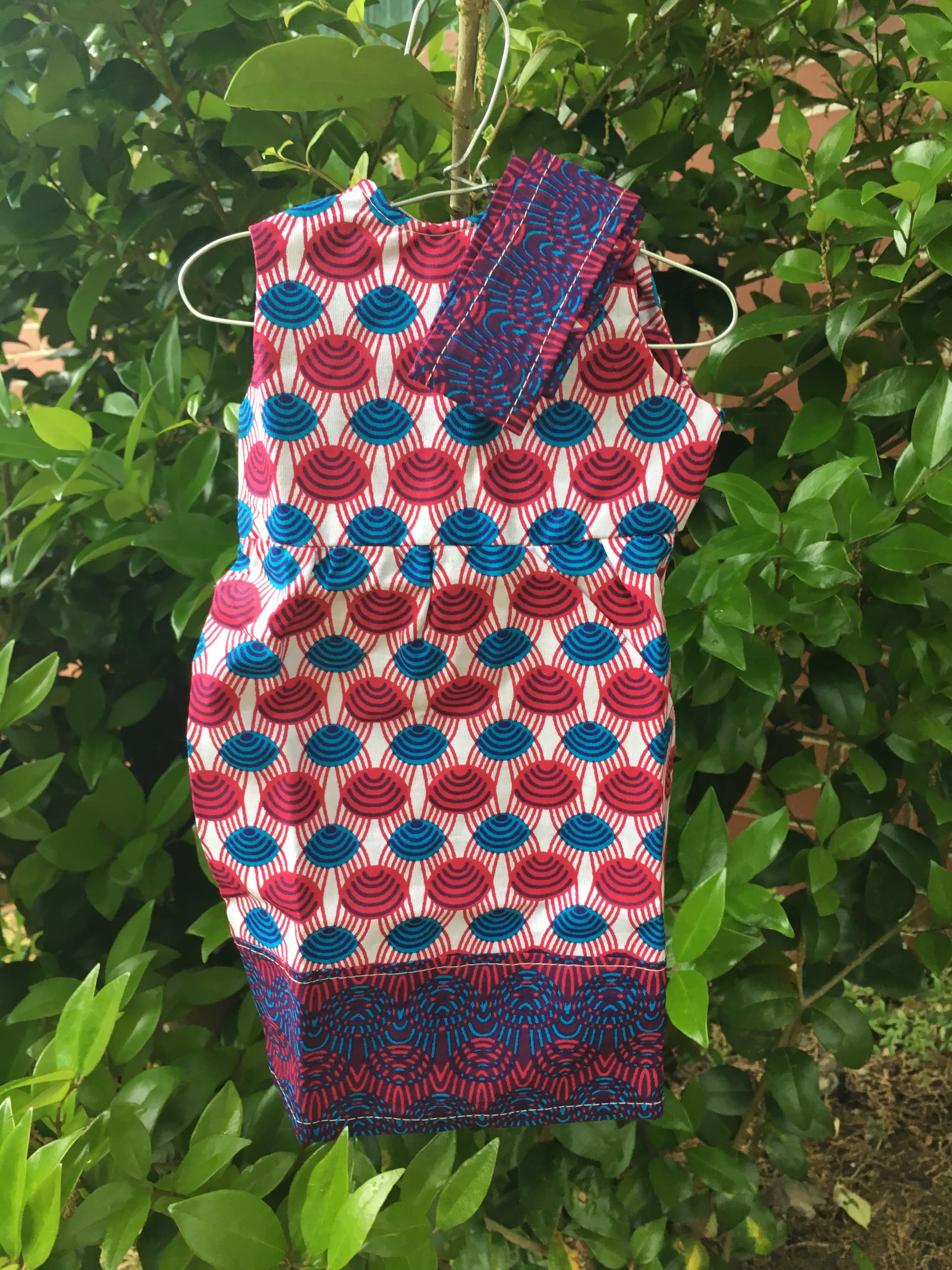 Doll Dress & Head Wrap Set