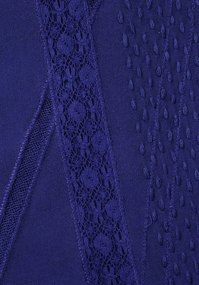 Embroidered Satin Wrap Dress