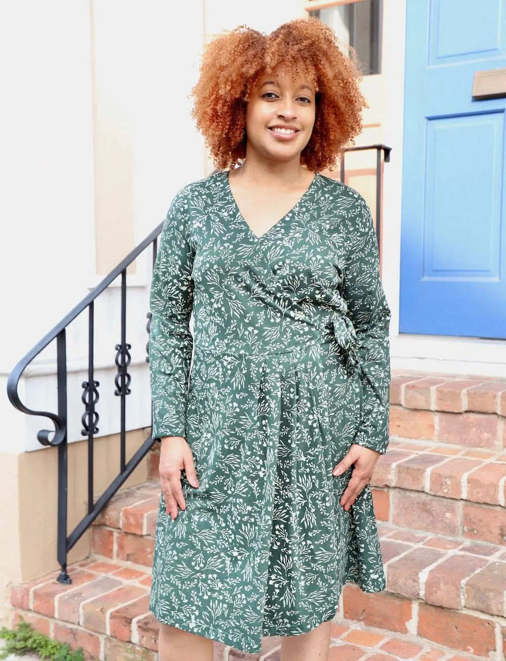 Enchanted Organic Wrap Dress