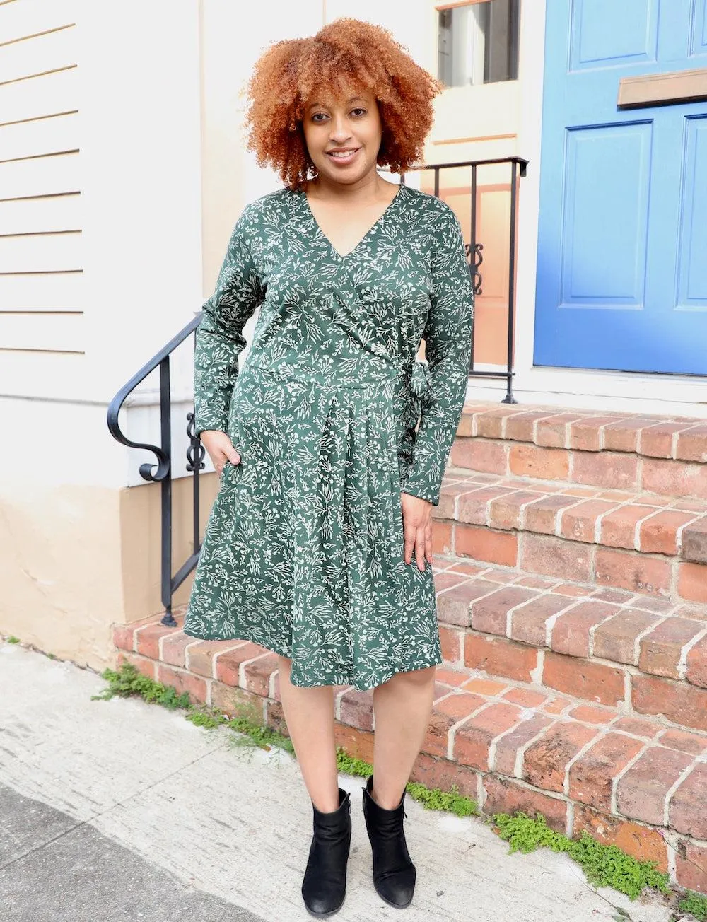 Enchanted Organic Wrap Dress