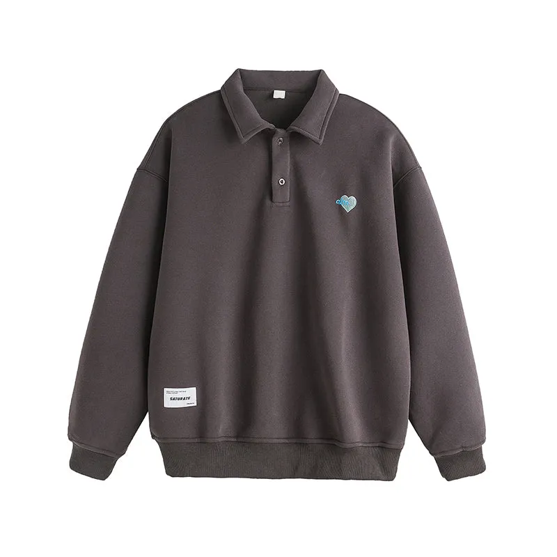 Faire Echo polo neck pullover Sweatshirt