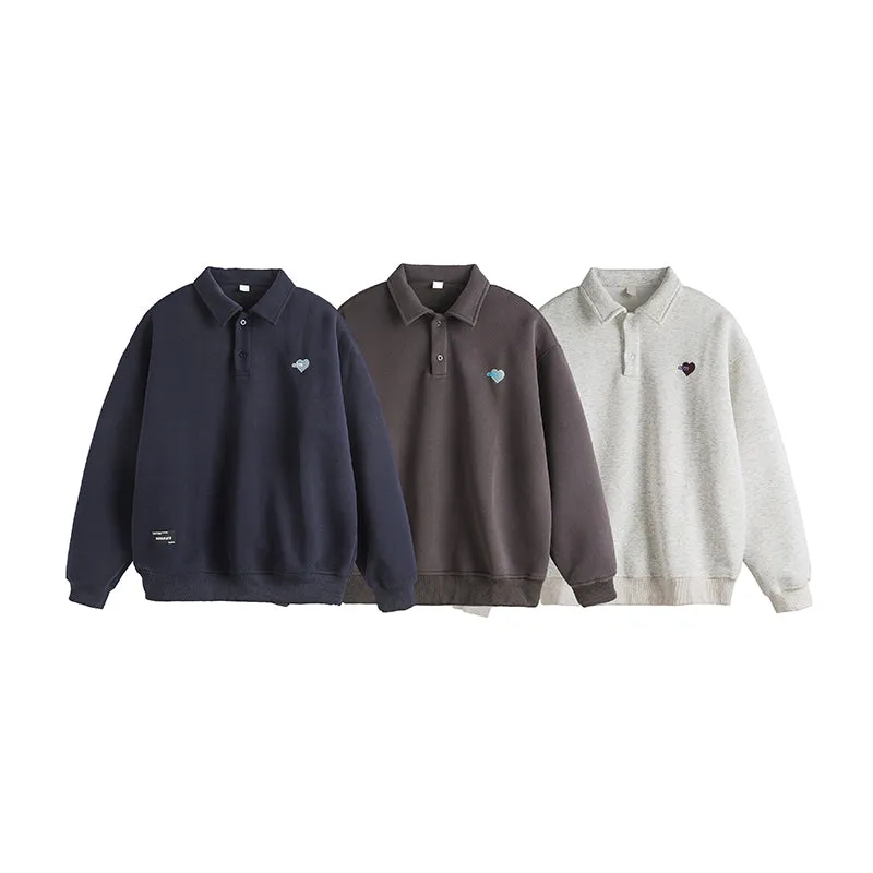 Faire Echo polo neck pullover Sweatshirt