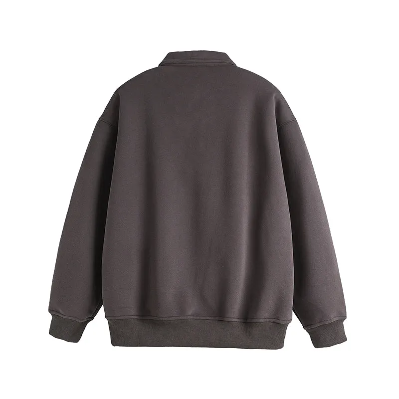 Faire Echo polo neck pullover Sweatshirt