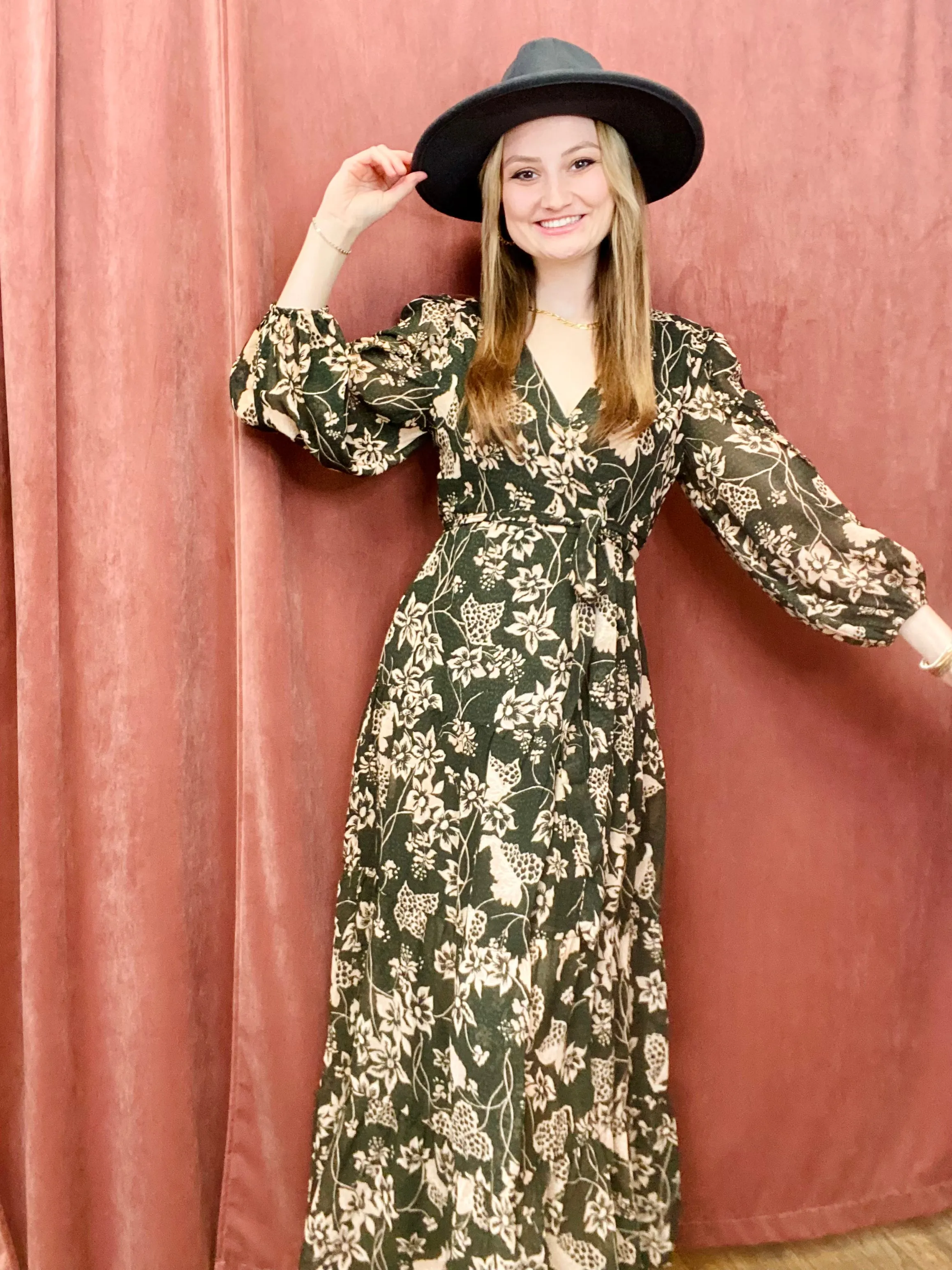 February Maxi Wrap Dress ELAN