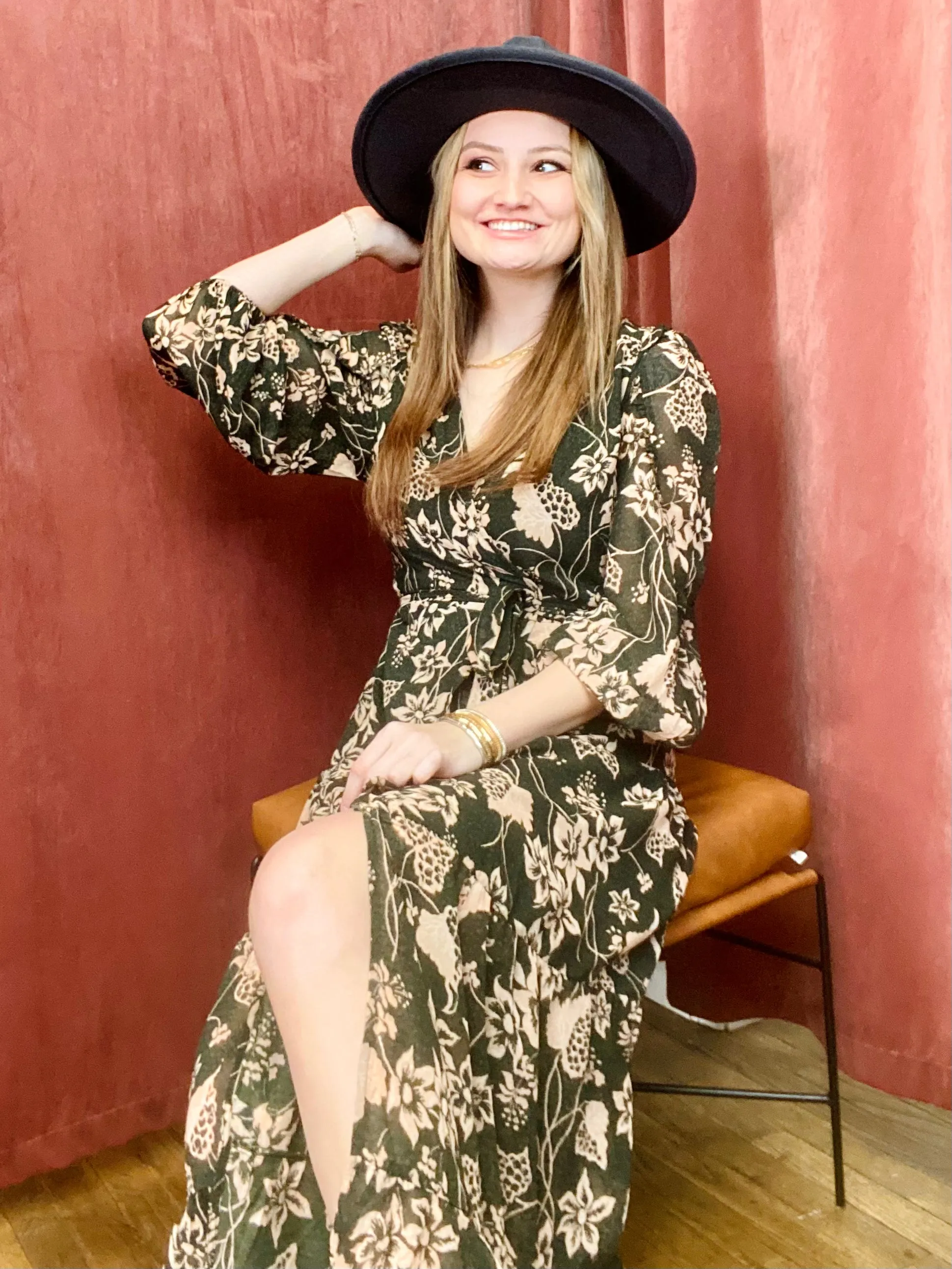 February Maxi Wrap Dress ELAN