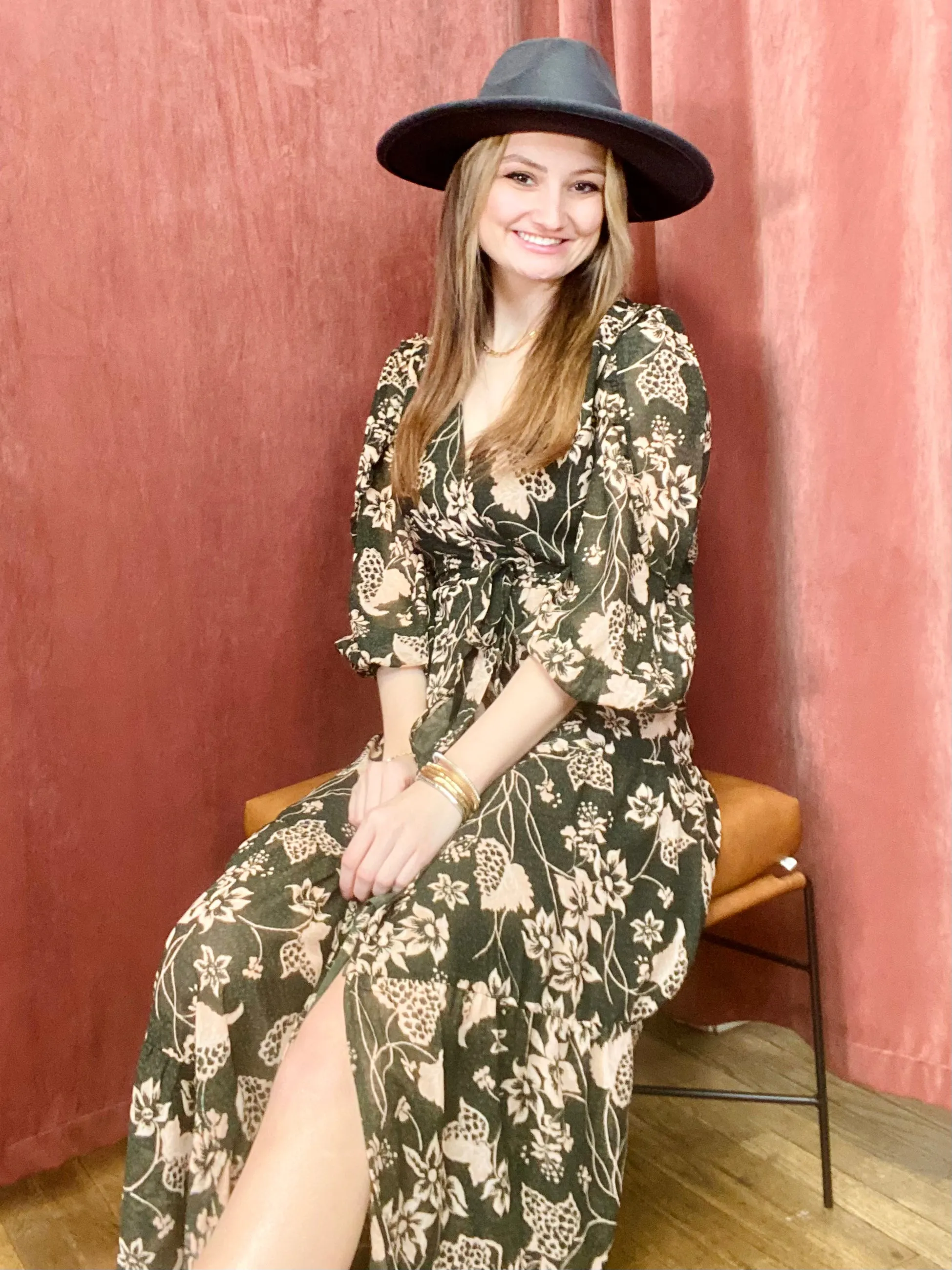 February Maxi Wrap Dress ELAN