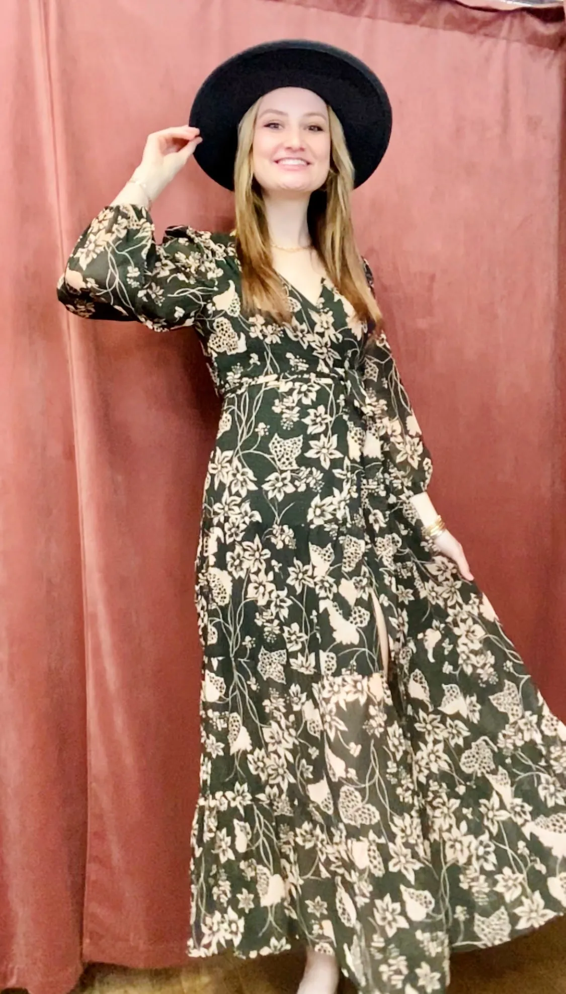 February Maxi Wrap Dress ELAN