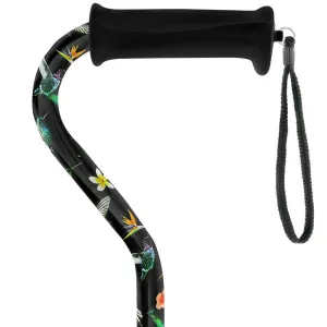 Flight of the Hummingbird Adjustable Cane: Comfort Grip Offset