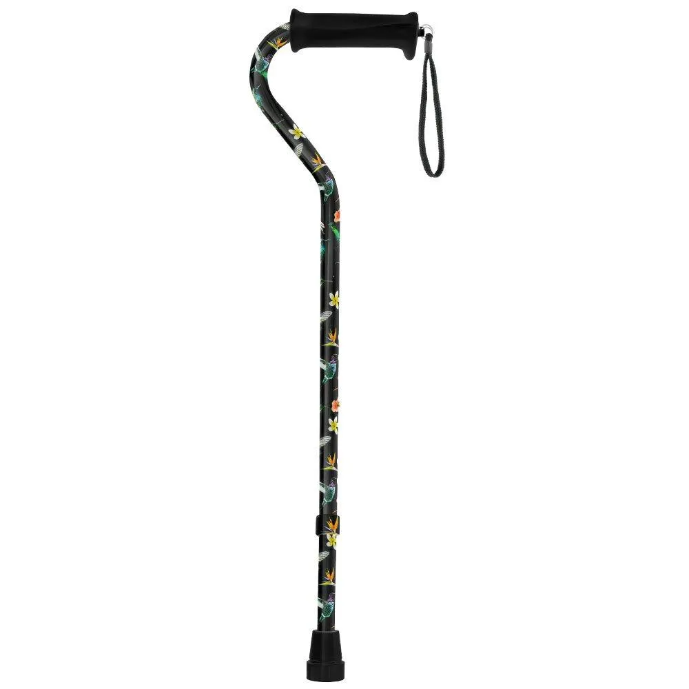 Flight of the Hummingbird Adjustable Cane: Comfort Grip Offset