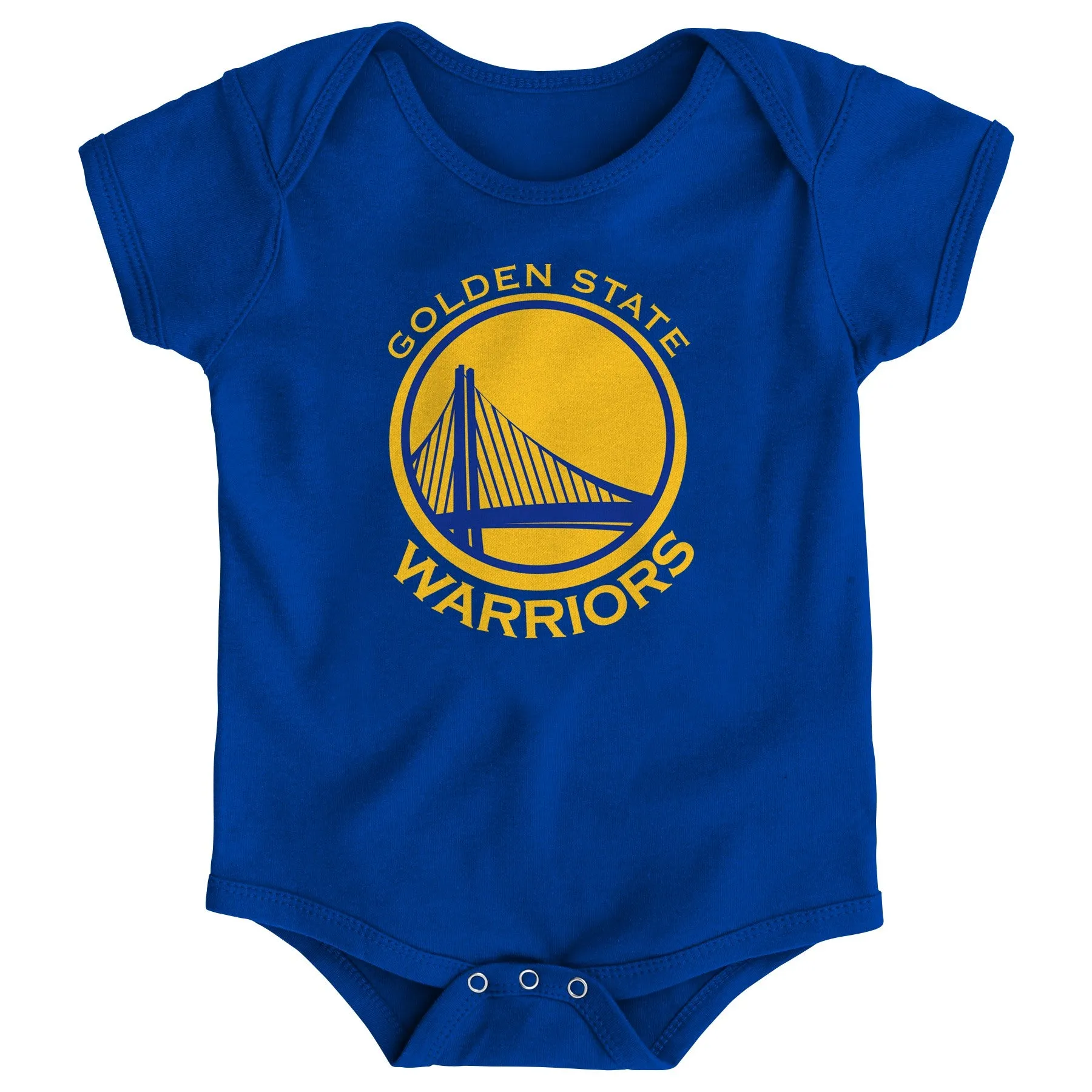 Golden State Warriors primary logo bodysuit onesie