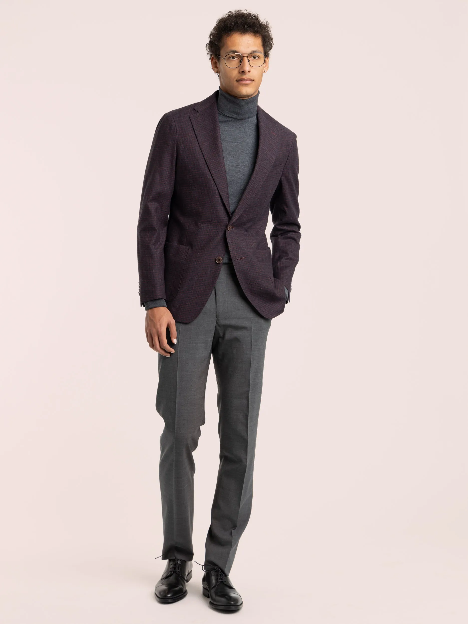 Grey Wool Dress Pants