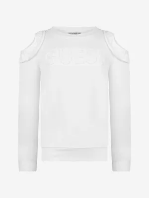 Guess Girls Sweatshirt - Cut-Out Shoulder Sweatshirt