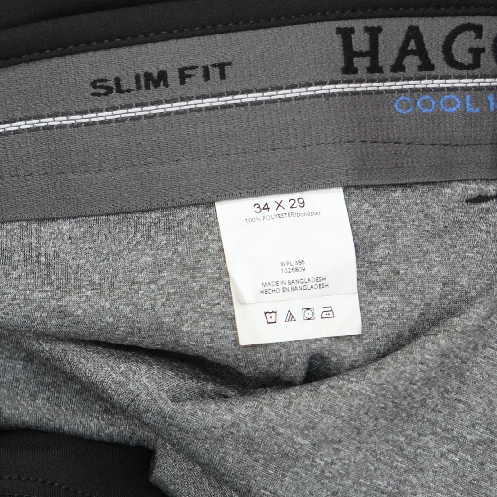 Haggar Men's Cool 18 Pro Slim Fit Flat Front Casual Pant 51050250174